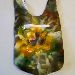Hand dyed boho crossbody
